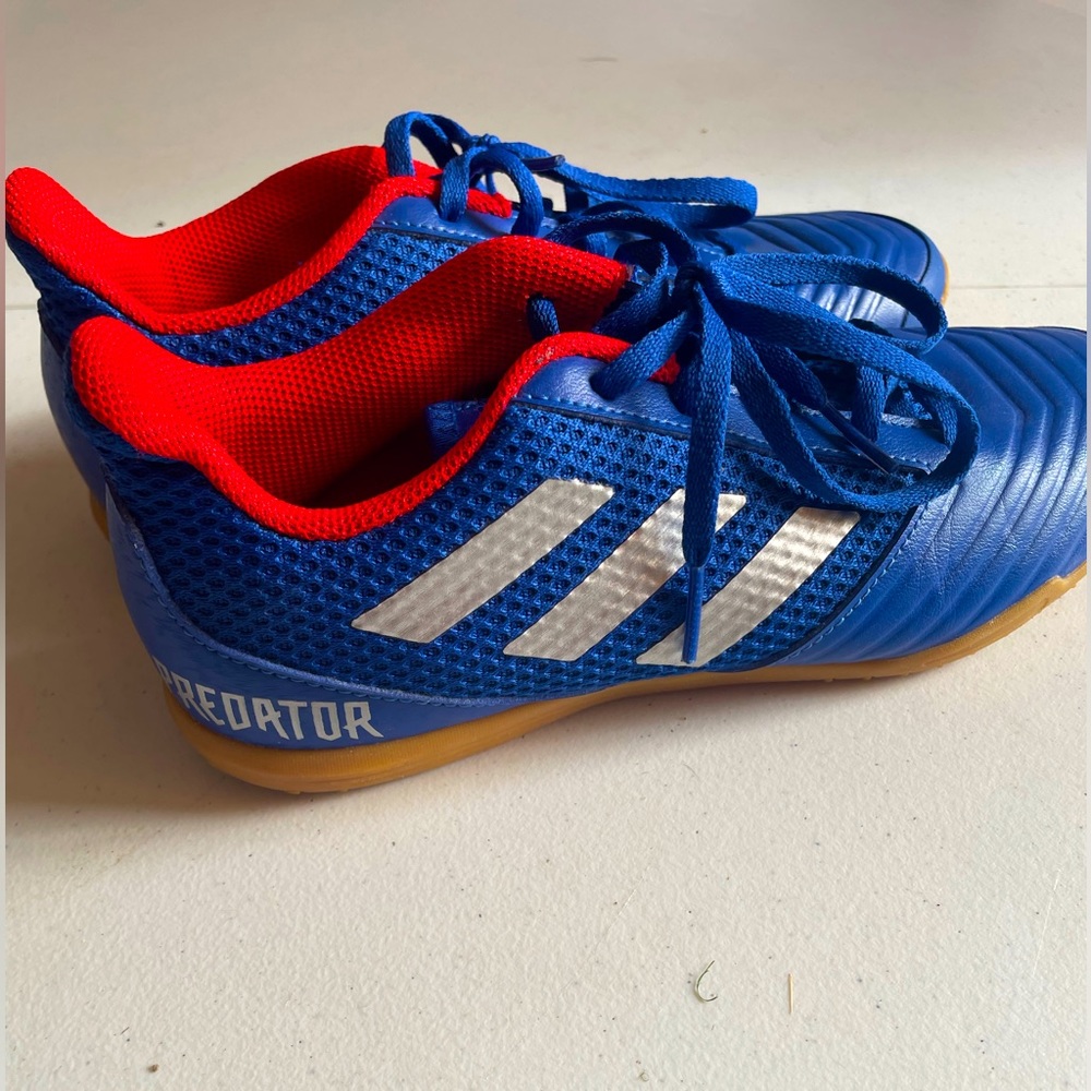 Adidas Sala Predator | Adidas Futsal Indoor Shoes | Color: Blue/Red | Size: 6.5